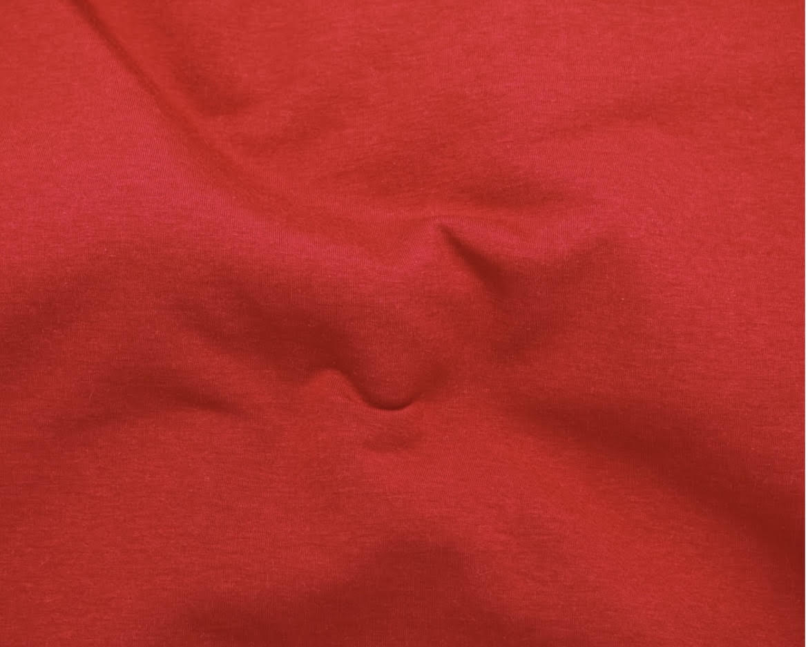 Bold alive red. Passion desire and magnetic energy embodied